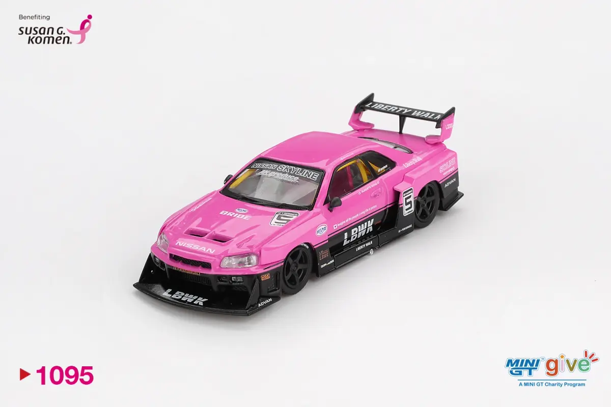 Nissan LB-ER34 Super Silhouette SKYLINE 2025 GIVE Edition for Susan G. Komen